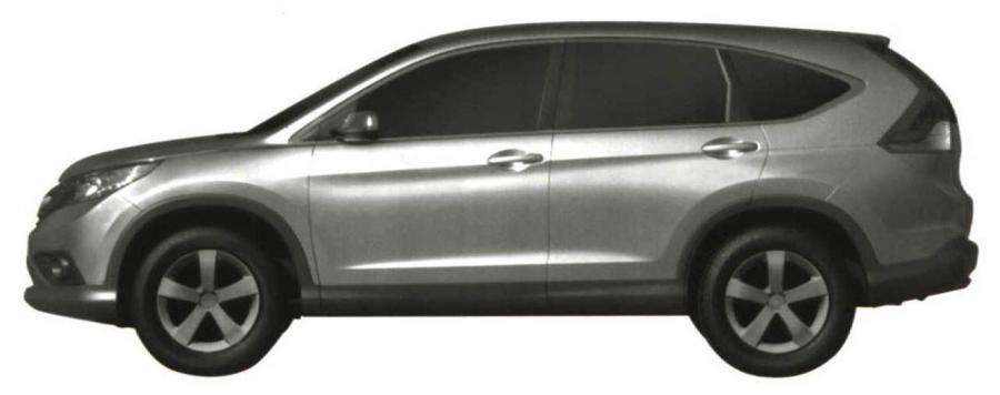  Honda CR-V Patent Drawings 2012 года  (фото 2 из 5)